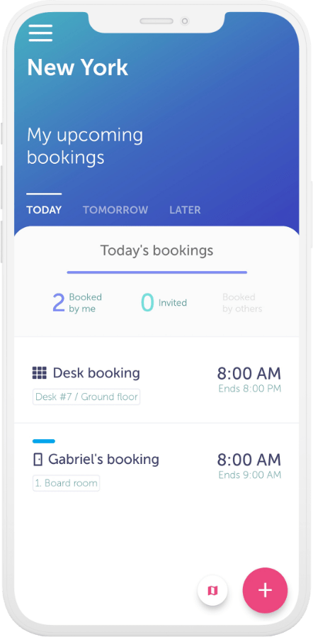mobile room booking application