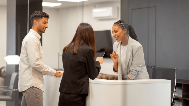 Front Desk in the Office 